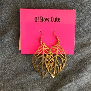 Gold Leaf Earrings
